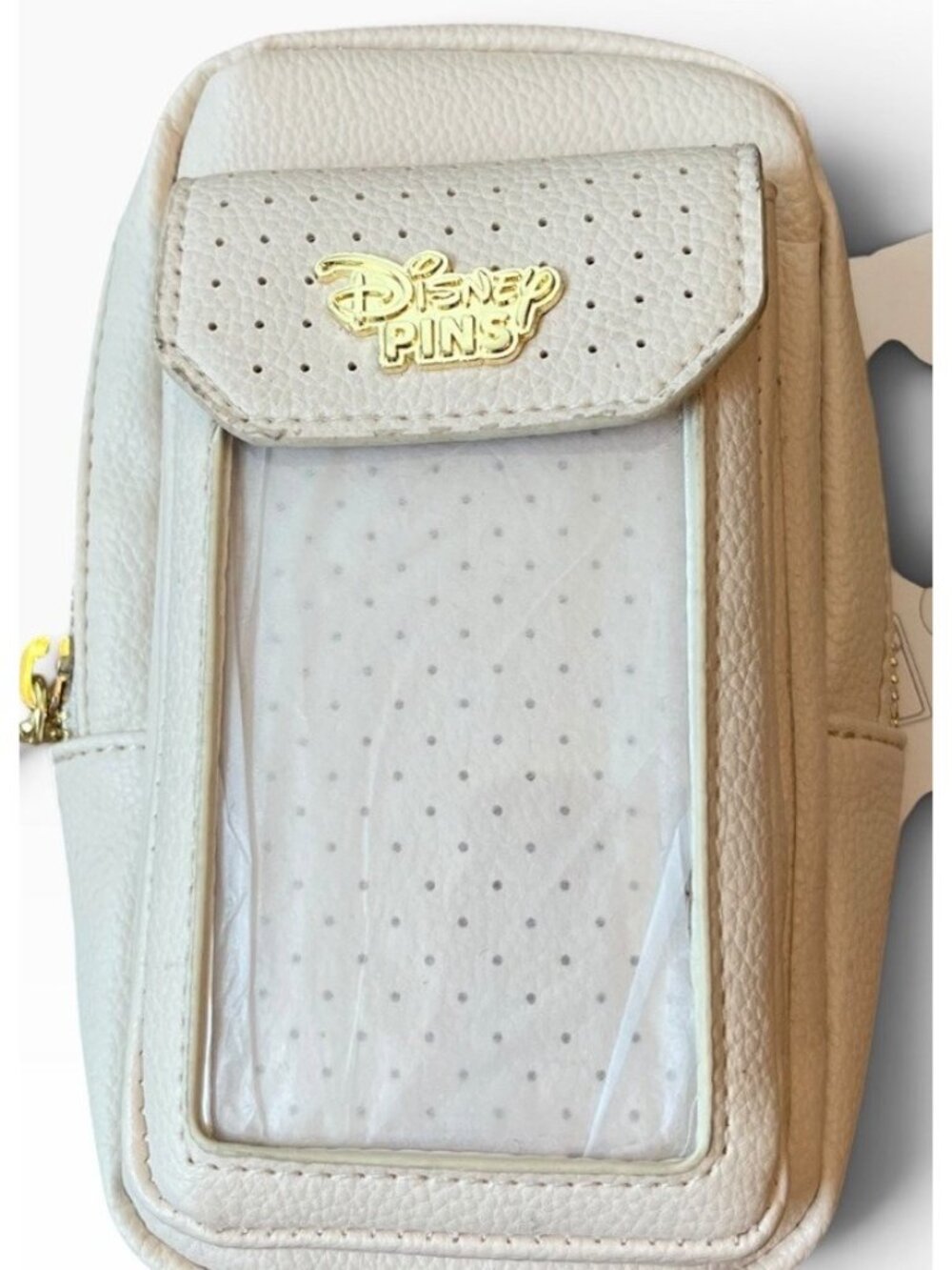 Disney Parks Pin Trading Gear Off White Small Trading Pin Bag New No Strap